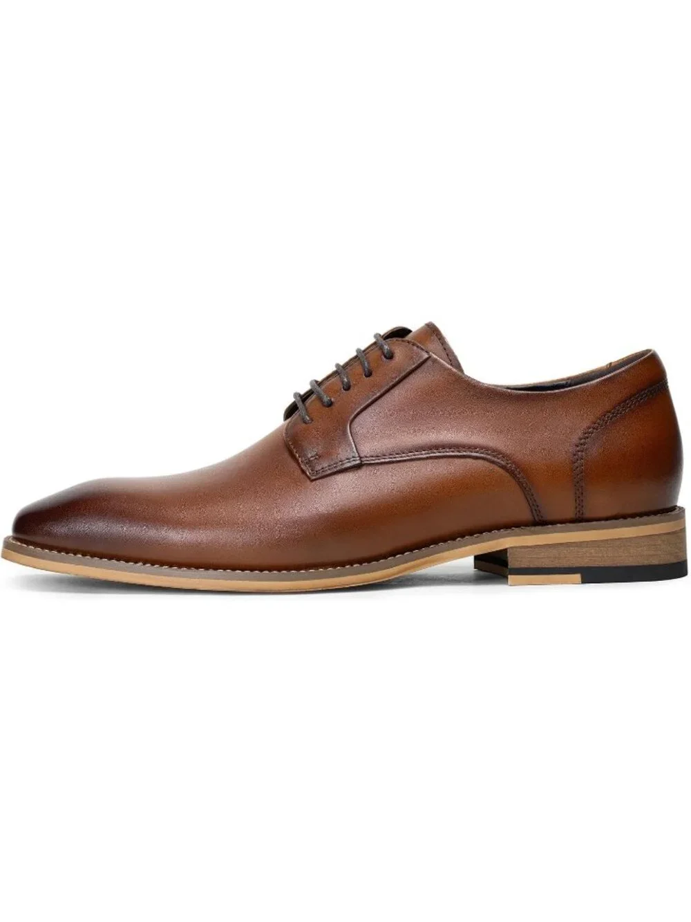 Men's Brown Solid Dunbar Wingtip Lace Up Formal Oxford Leather Brogue Dress Shoe